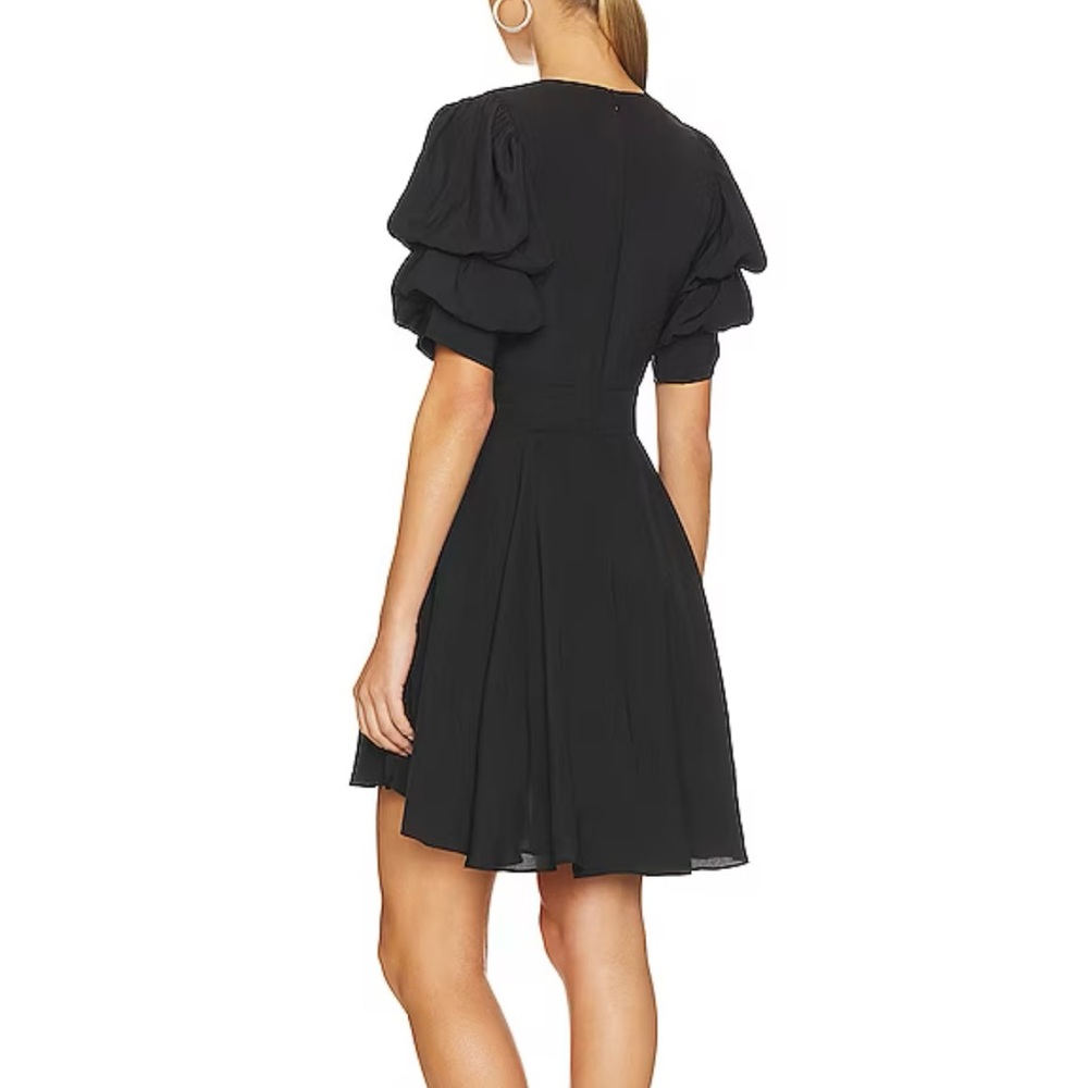 1 State/Revolve Size XL Tiered Bubble Sleeve Dress - Picture 3 of 5